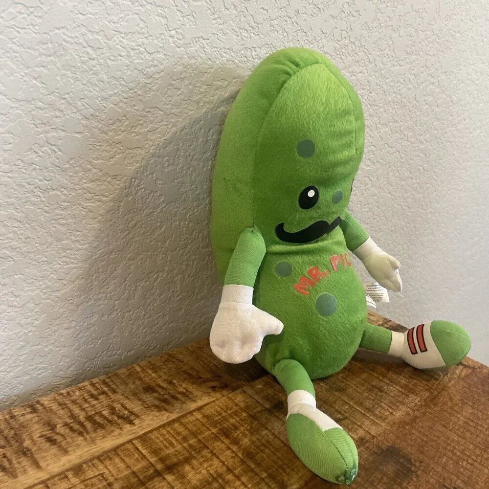 Mr. Pickle w/ Mustache Tennis Shoes Plush Stuffed Animal Toy Fiesta 15”